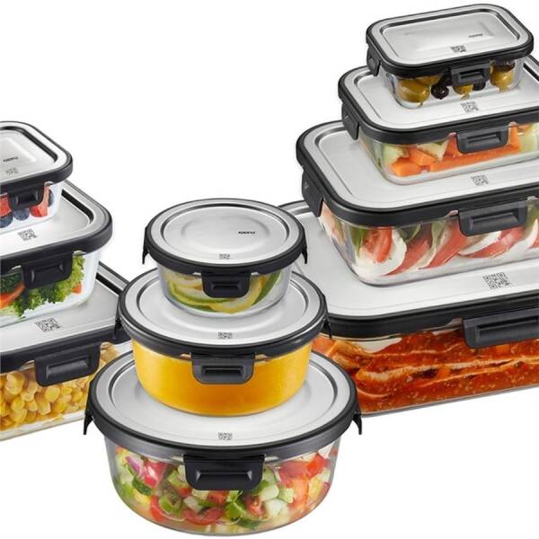 Gefu Milo Paslanmaz Çelik Kapaklı Gıda Saklama Kabı Yuvarlak 900 ml (GF 12749) - 2