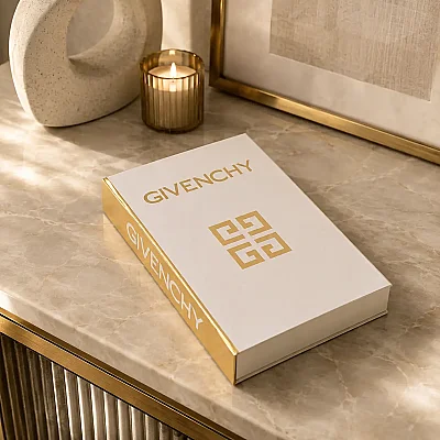 Givenchy Beyaz/Gold Kitap Kutu (AK.NVR0074) - 1