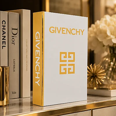 Givenchy Beyaz/Gold Kitap Kutu (AK.NVR0074) - 4