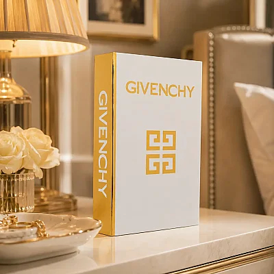 Givenchy Beyaz/Gold Kitap Kutu (AK.NVR0074) - 5