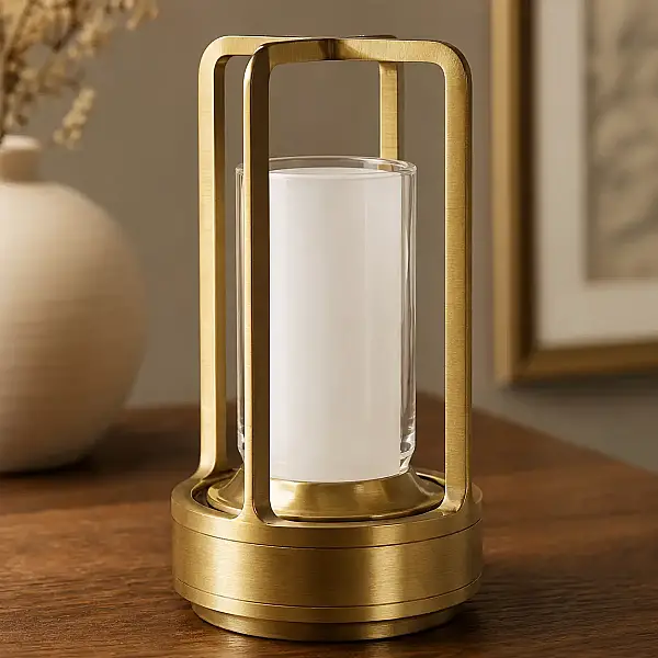 Gold Akrilik Masa Lambası (AY.VTL-0124) - 5