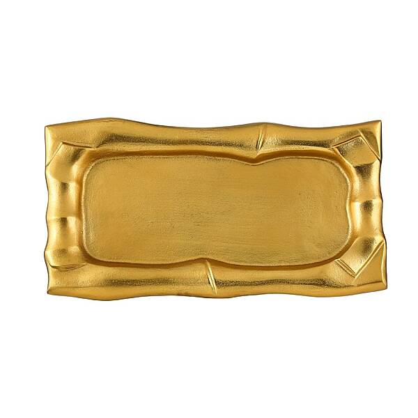 Gold Dekoratif Tepsi 47*27*4 cm (AK.IU0323) - 1