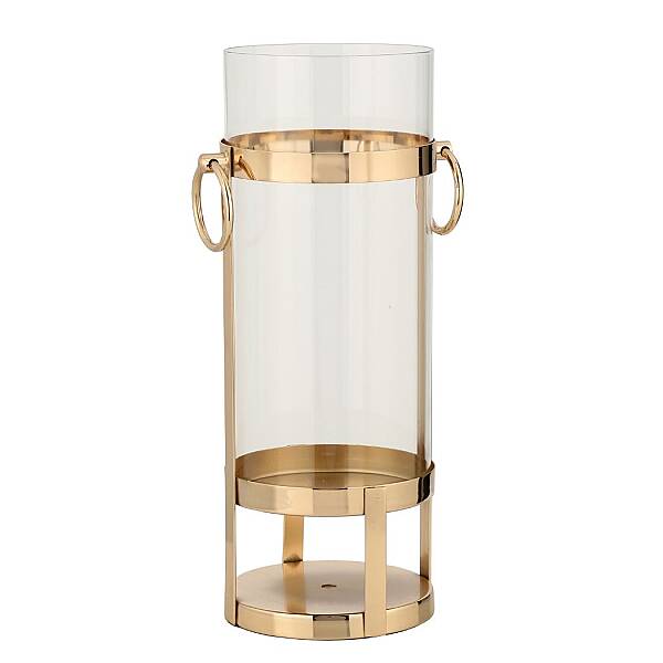 Gold Halkalı Büyük Mumluk 15*15*40 cm (AK.JD0092) - 1