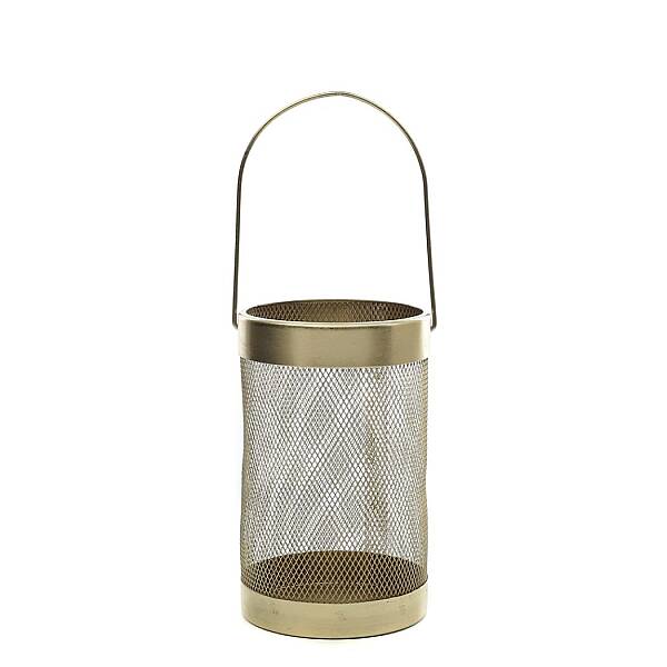 Gold Metal Tealight 13*13*20,5 cm (AK.JFA71000290) - 6