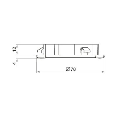 Domus Line Gömme Led Spot Işığı - Apsley 2.0 3W 24Vdc Ww F18 M24 (DL 1583818B) - 4