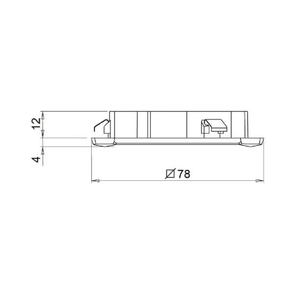 Domus Line Gömme Led Spot Işığı - Apsley 2.0 3W 24Vdc Ww F18 M24 (DL 1583818B) - 4