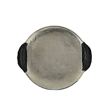 Gümüş Dekoratif Tepsi 39*35*3 cm (AK.IU0334) - Vitale (1)