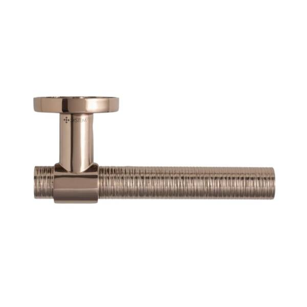 System Kapı Kolu Axel-V Parlak Rose Renk (HA187VRO12 RS) - 1