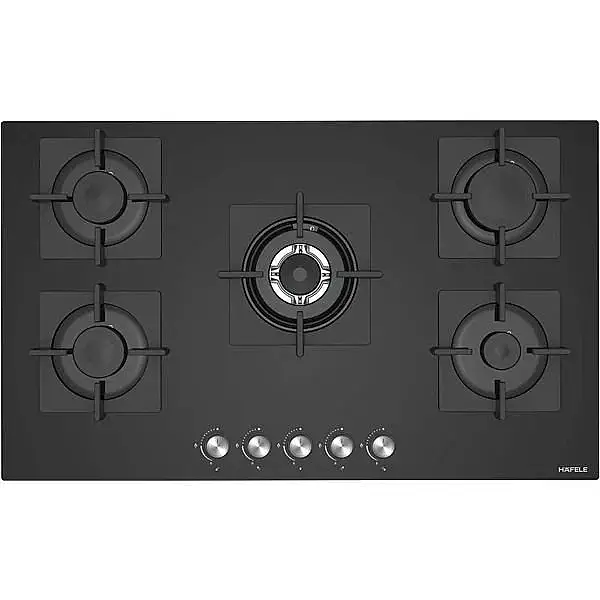 Hafele Capella Gazlı Ocak 90cm 4G1W Siyah Cam (533.09.853) - 1