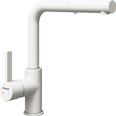 Hafele Eviye ve Batarya Seti Silva Eviye 540X440 Granada Pull Batarya Beyaz (577.35.002) - Hafele (1)