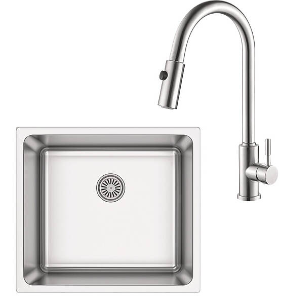Hafele Eviye ve Batarya Seti Velora 45 Eviye Pablo Pull Batarya (570.90.599) - 1