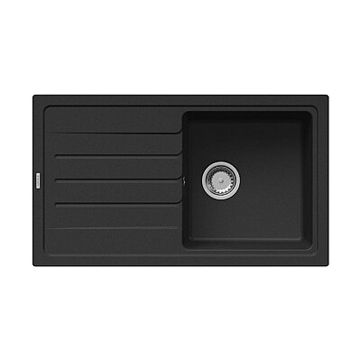 Hafele Grano Siyah Granit Eviye 860x500 (578.35.300) - Hafele