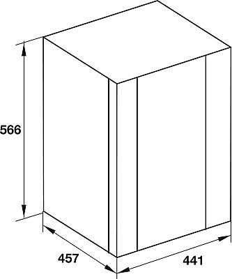 Hafele Mini Soğutucu Metal Kapaklı Siyah 40 Litre (536.14.010) - 3