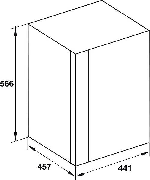 Hafele Mini Soğutucu Metal Kapaklı Siyah 40 Litre (536.14.010) - 3