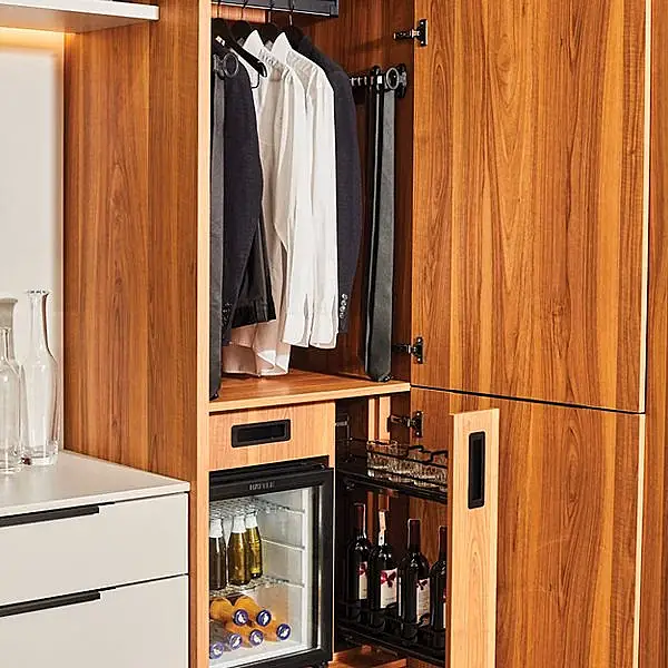 Hafele HMB02 Minibar Cam Kapaklı Soğutucu Siyah 40L (536.14.011) - 4