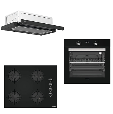 Hafele Luce Ankastre Set Siyah (533.09.442) - Hafele