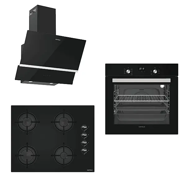 Hafele Luce Ankastre Set Siyah (533.09.443) - 1