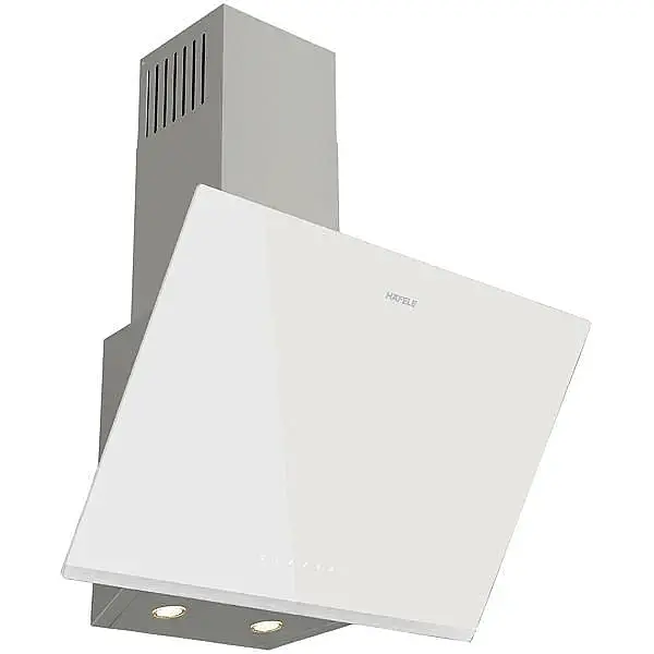 Hafele ORION Davlumbaz 60cm açılı beyaz tek cam (533.89.541) - 1