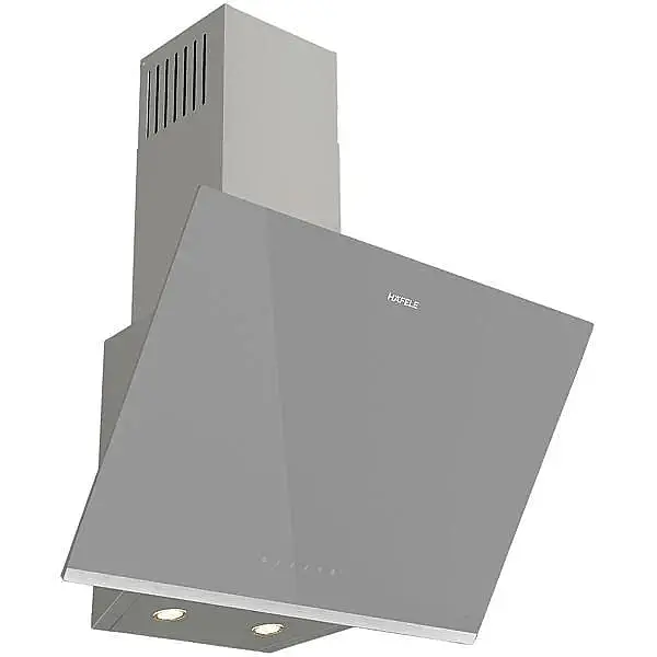 Hafele ORION Davlumbaz 60cm açılı gri tek cam (533.89.542) - 1