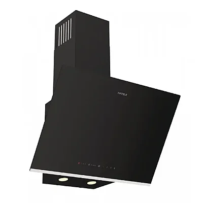 Hafele ORION S Davlumbaz 60cm açılı siyah tek cam (533.89.580) - 1