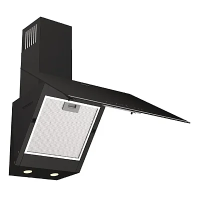 Hafele ORION S Davlumbaz 60cm açılı siyah tek cam (533.89.580) - Hafele (1)