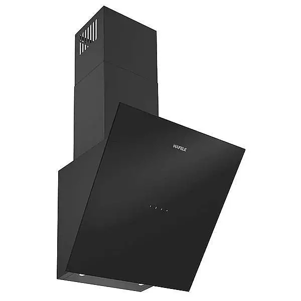 Hafele VEGA Davlumbaz 45cm açılı siyah tek cam (533.89.610) - 1
