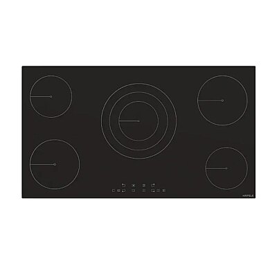 Hafele Vetro Ocak Seramik 90cm 4G1T Siyah (533.09.704) - Hafele