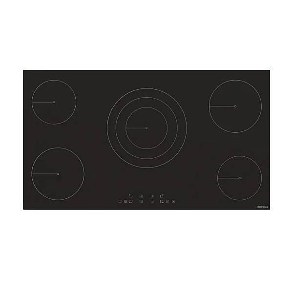 Hafele Vetro Ocak Seramik 90cm 4G1T Siyah (533.09.704) - 1
