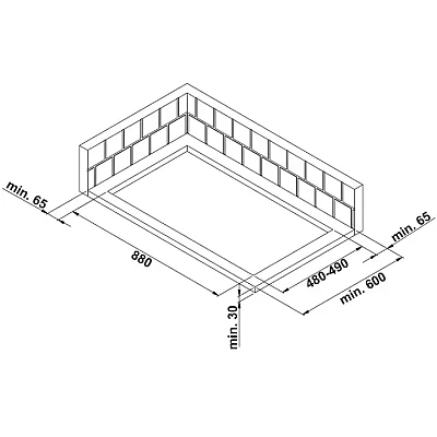 Hafele Vetro Ocak Seramik 90cm 4G1T Siyah (533.09.704) - Hafele (1)