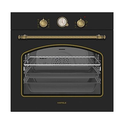 Hafele Vintage Fırın 8F 60cm Antrasit/Bronz (533.09.421) - Hafele