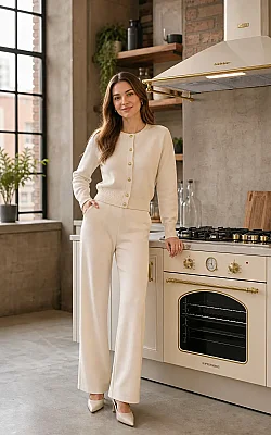 Häfele Ankastre Set (Set 13) Fırın Ocak Davlumbaz Seti Vintage Fırın, Vintage Ocak, Vintage Davlumbaz Seti Krem (533.09.424) - 3