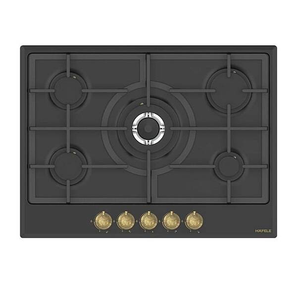 Hafele Vintage Gazlı Ocak 70cm 4G1W Antrasit/Bronz (533.09.755) - 1