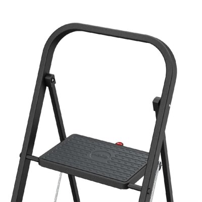 Hailo K44 Standardline 2 Basamaklı Merdiven Siyah Renk (HL 4396-310) - 4