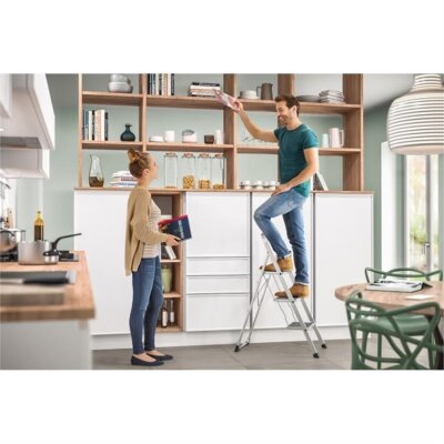 Hailo K70 Standartline 2 Basamaklı Merdiven (HL 4392-801) - Hailo (1)