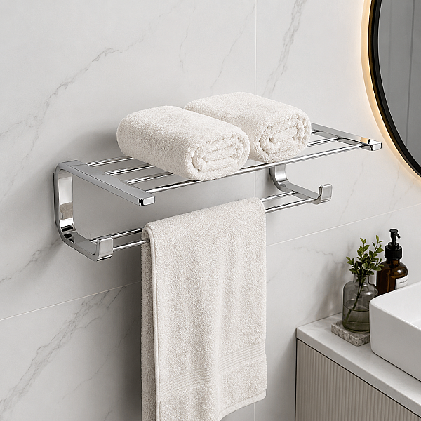 System Banyo Havlu Rafı Krom (BA1028 039 CR) - 1