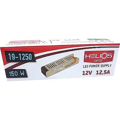 Helios Şerit Led Trafosu Slim 12,5 Amper 150W (180345-19-1250) - 3
