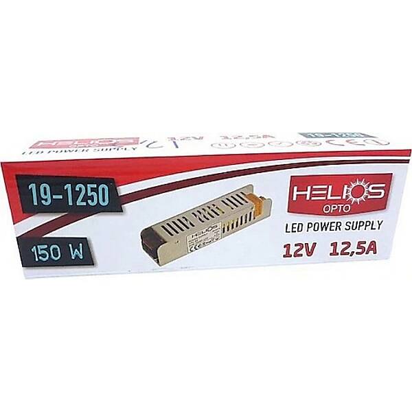 Helios Şerit Led Trafosu Slim 12,5 Amper 150W (180345-19-1250) - 3