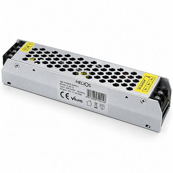 Helios Şerit Led Trafosu Slim 5 Amper 60W (180345-19-0500) - 2