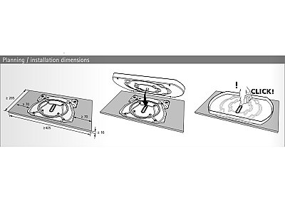 Hettich Comfort Spin Döner Tabla Mekanizma (9325328) - 5