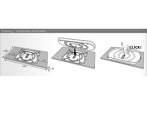 Hettich Comfort Spin Döner Tabla Mekanizma (9325328) - 5