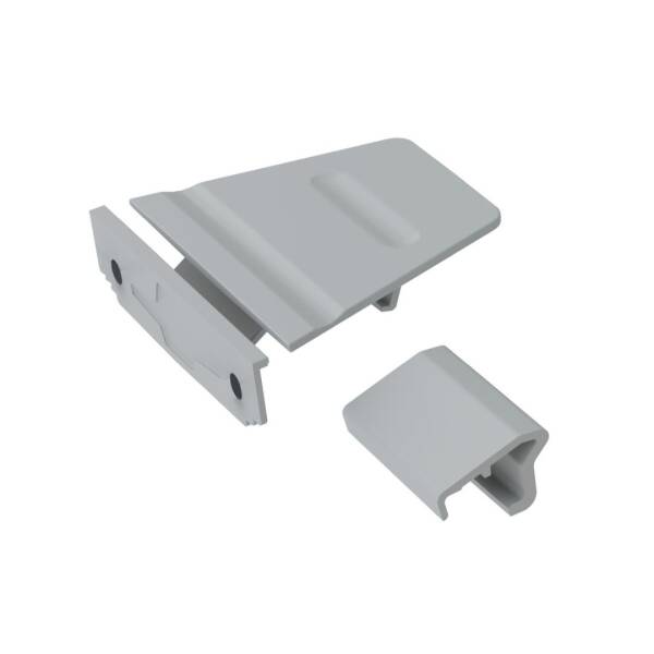 Hettich İç Çekmece Mandalı Gri (9235838) - 1