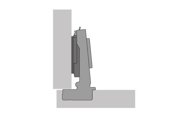 Hettich Novisys Düz Frenli Menteşe 105 Derece (9313100) - 3