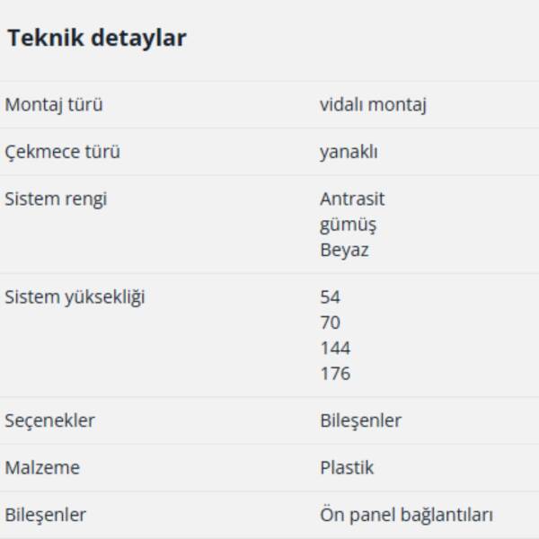 Hettich Ön Klapa Bağlantı Dübeli (1065191) - 2