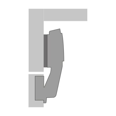 Hettich Sensys 90 Derece Kör Kapak Menteşesi Frenli (9088021) - 3