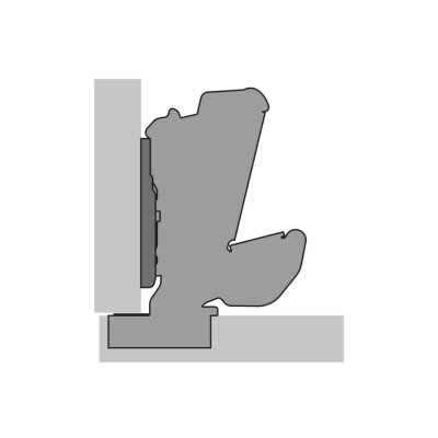 Hettich Sensys Frenli Düz Menteşe 165 Derece (9099540) - 3