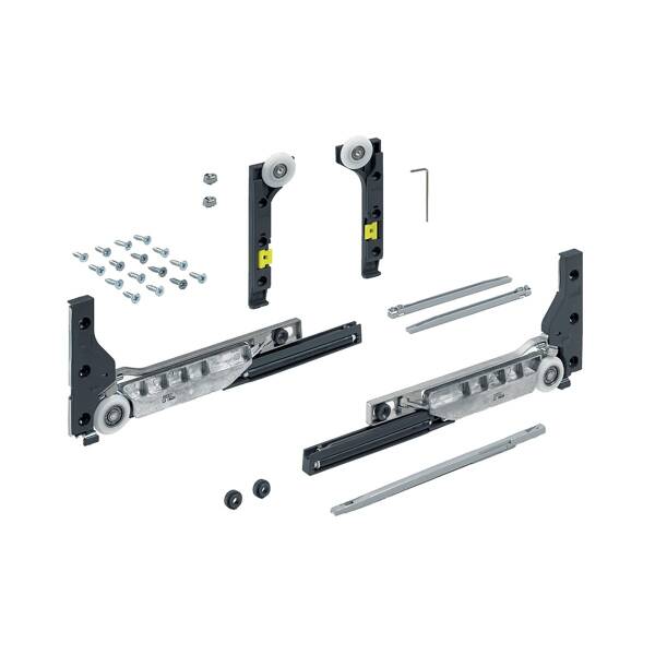 Hettich SlideLine M Frenli Kapaklar için Mekanizma Seti (9156338) - 1