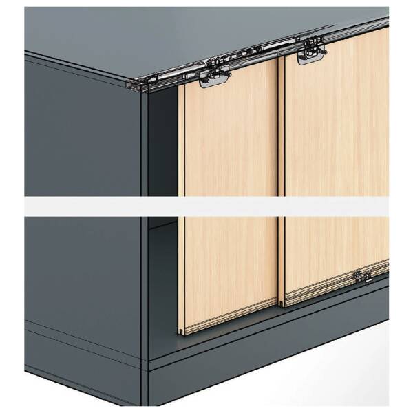 Hettich SysLine S Silent System Kapatma Frenli Set (9134311) - 2