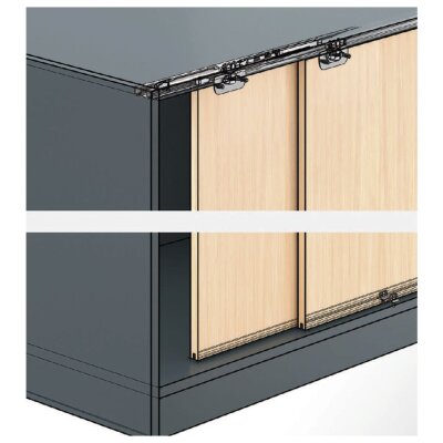 Hettich SysLine S Vidalı Montaj Hareket Profili 2000 mm (9136105) - 2