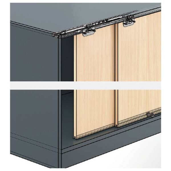 Hettich SysLine S Vidalı Montaj Hareket Profili 2000 mm (9136105) - 2