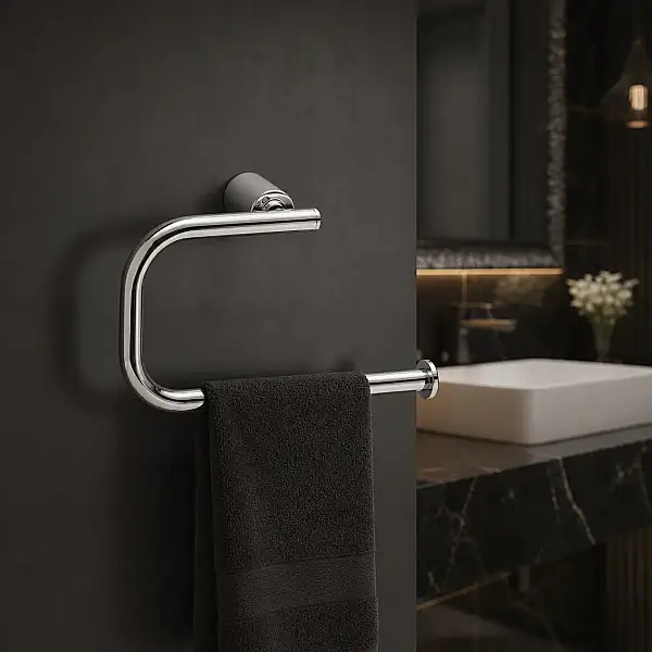 System Banyo Icon Halka Havluluk Krom Renk 136x71x136 mm (BA1038 005 CR) - 1